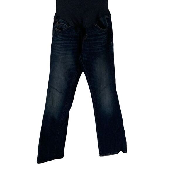 Pre Owned Women’s Old Navy Maternity Full Panel Boot Cut Jeans Sz 4 Classic - Picture 1 of 12